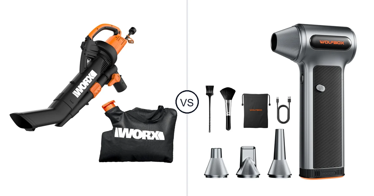 Comparison of WORX WG509 and WOLFBOX MF200