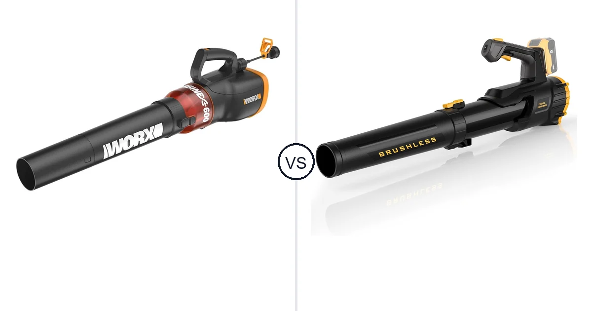 Comparison of WORX WG520 and IEBUDA SX-CLB002-P02