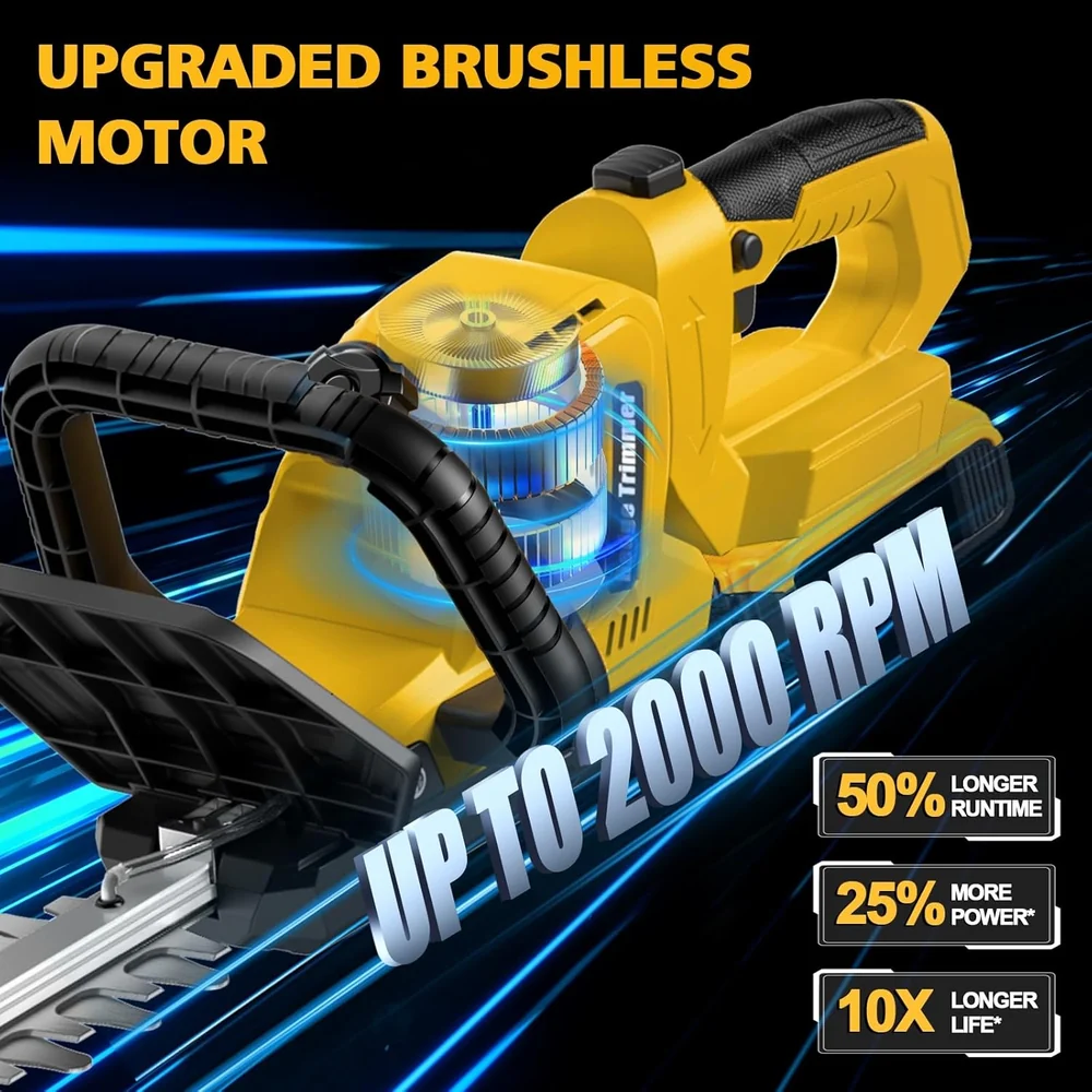 Givilo Electric Hedge Trimmer Cordless Compatible