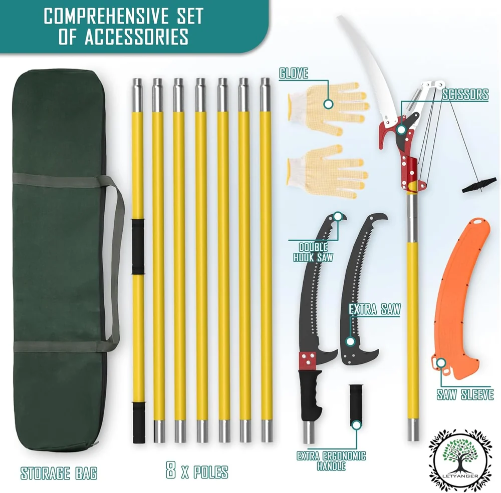 LETYANGER Pole Saws for Tree Trimming