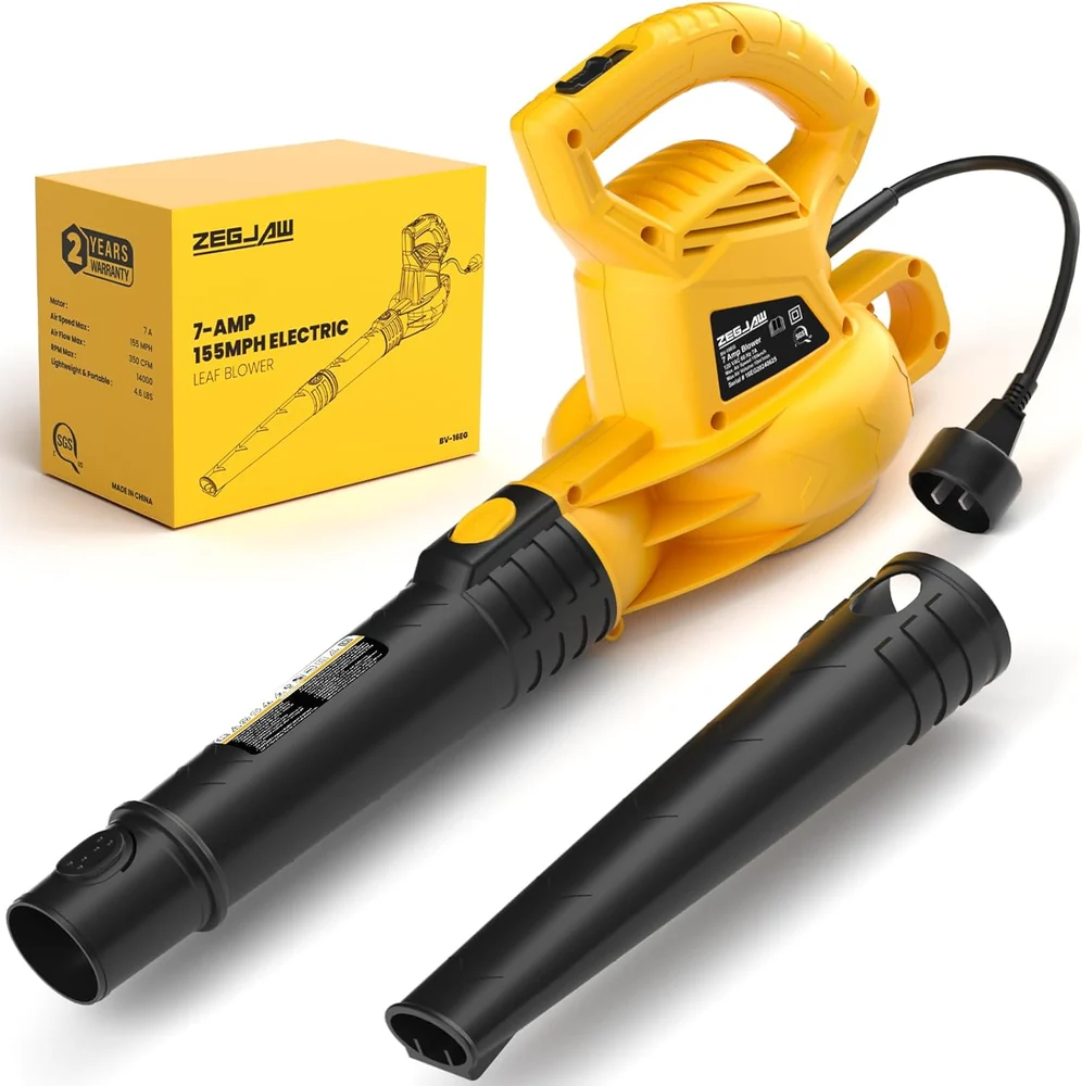 Alloyman Corded Leaf Blower-yellow