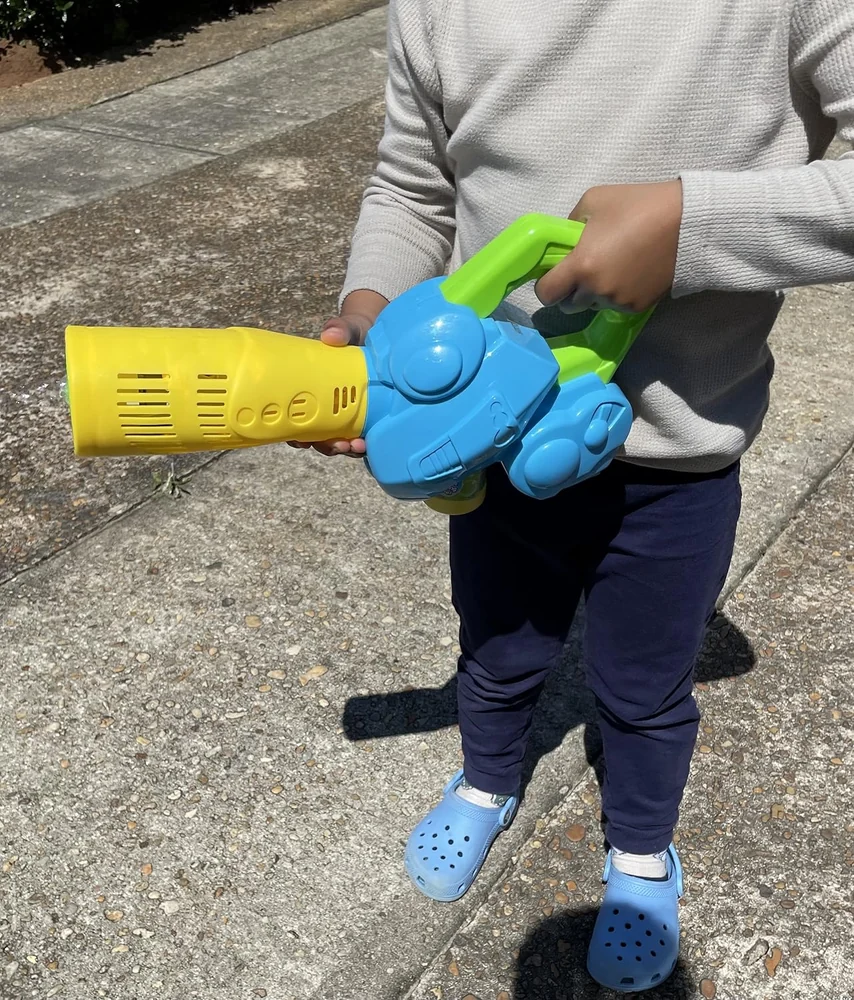 John Deere Bubble Leaf Blower Toy for