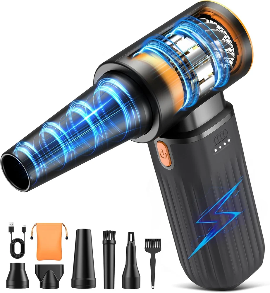 WOLFBOX MegaFlow 50 Compressed Air Duster-110000RPM Super